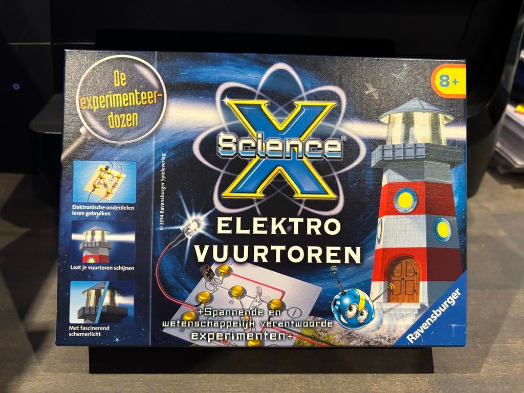 Ravensburger - Science X Elektro Vuurtoren, Ophalen of Verzenden, Nieuw, Elektronica, Met licht