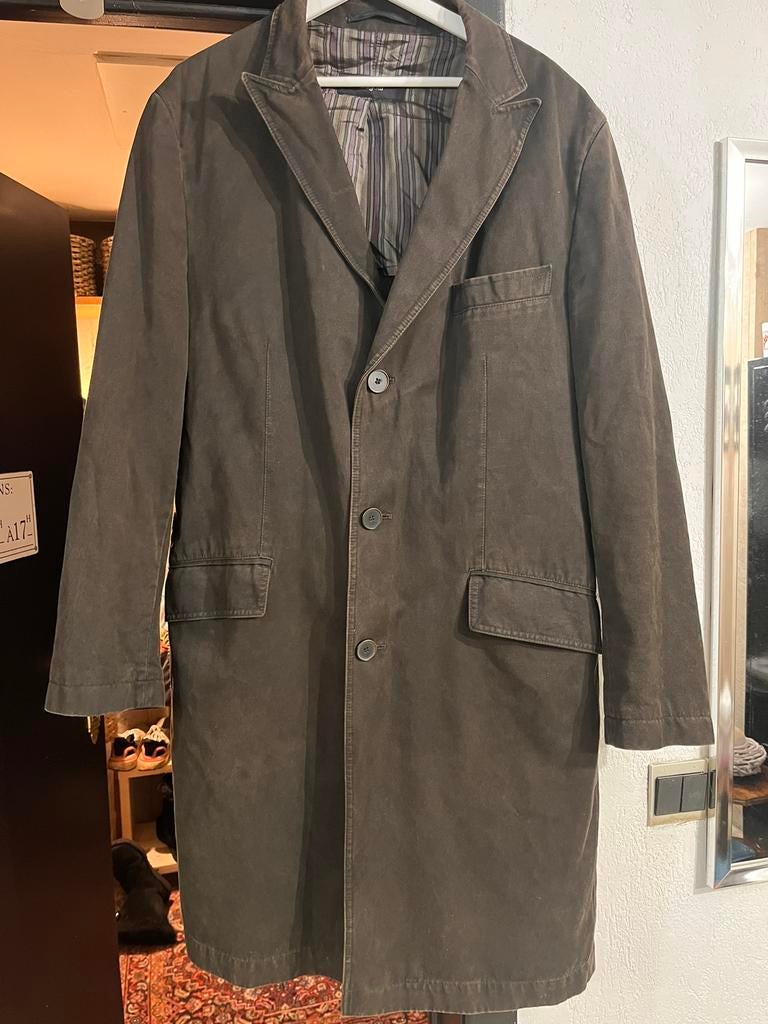 Lange jas van Bugatti maat 54, Kleding | Heren, Verzenden, Zo goed als nieuw, Maat 52/54 (L), Bruin
