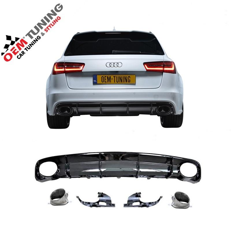 A6 S6 Diffuser | RS6 Design | 2014 - 2018 | voor sline | chr, Ophalen of Verzenden