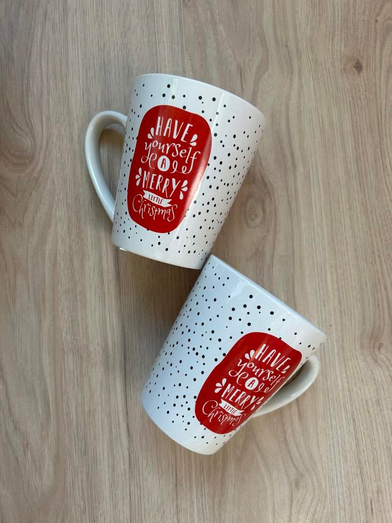 Kerst mokken set van 2 - Nieuw, Ophalen of Verzenden, Nieuw