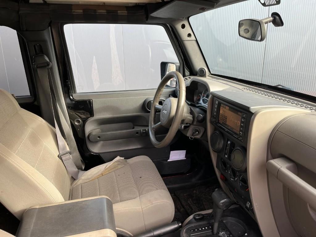 JEEP WRANGLER UNLIMITED SAHARA 3.8, Auto's, Metallic lak, Bruin, 120 €/maand, Wrangler