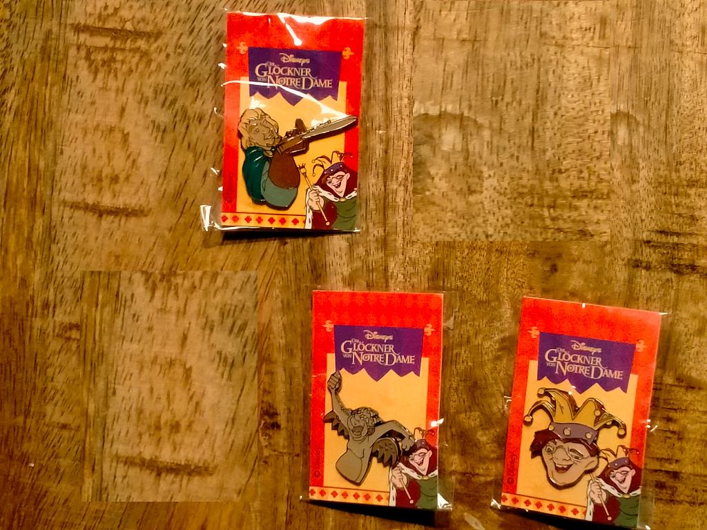 Klokkenluider van de Notre Dam Disney Propin pins set, Ophalen of Verzenden, Zo goed als nieuw