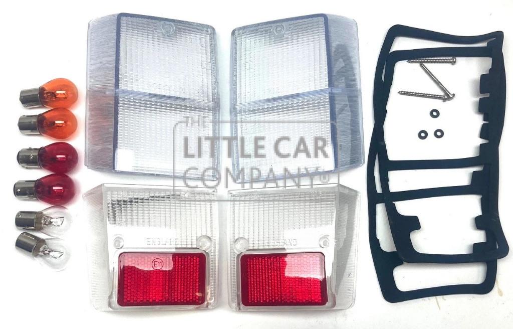 ACHTERLICHT KAPPEN SET COMPLEET , CLASSIC MINI COOPER, Auto diversen, Tuning en Styling, Ophalen of Verzenden
