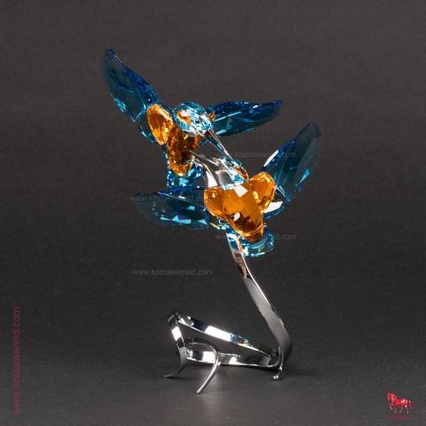 Swarovski ijsvogel paar, Verzamelen, Swarovski, Ophalen, Zo goed als nieuw, Figuurtje