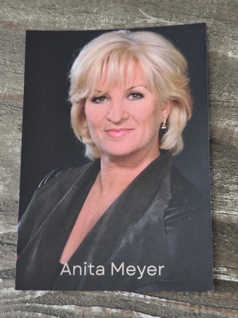 Fotokaart/ Fan Kaart van Anita Meyer, Ophalen of Verzenden, Zo goed als nieuw, Foto of Kaart
