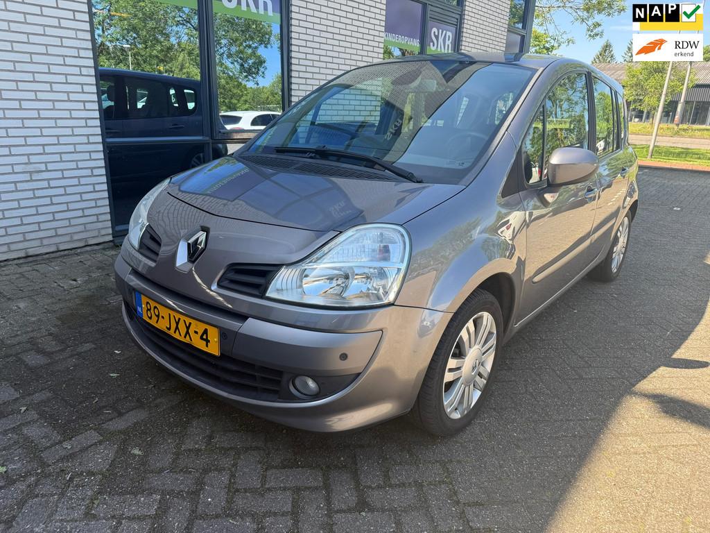 Renault Grand Modus 1.6-16V Exception / AUTOMAAT / AIRCO / P, Gebruikt, 1210 kg, Leder en Stof, Origineel Nederlands