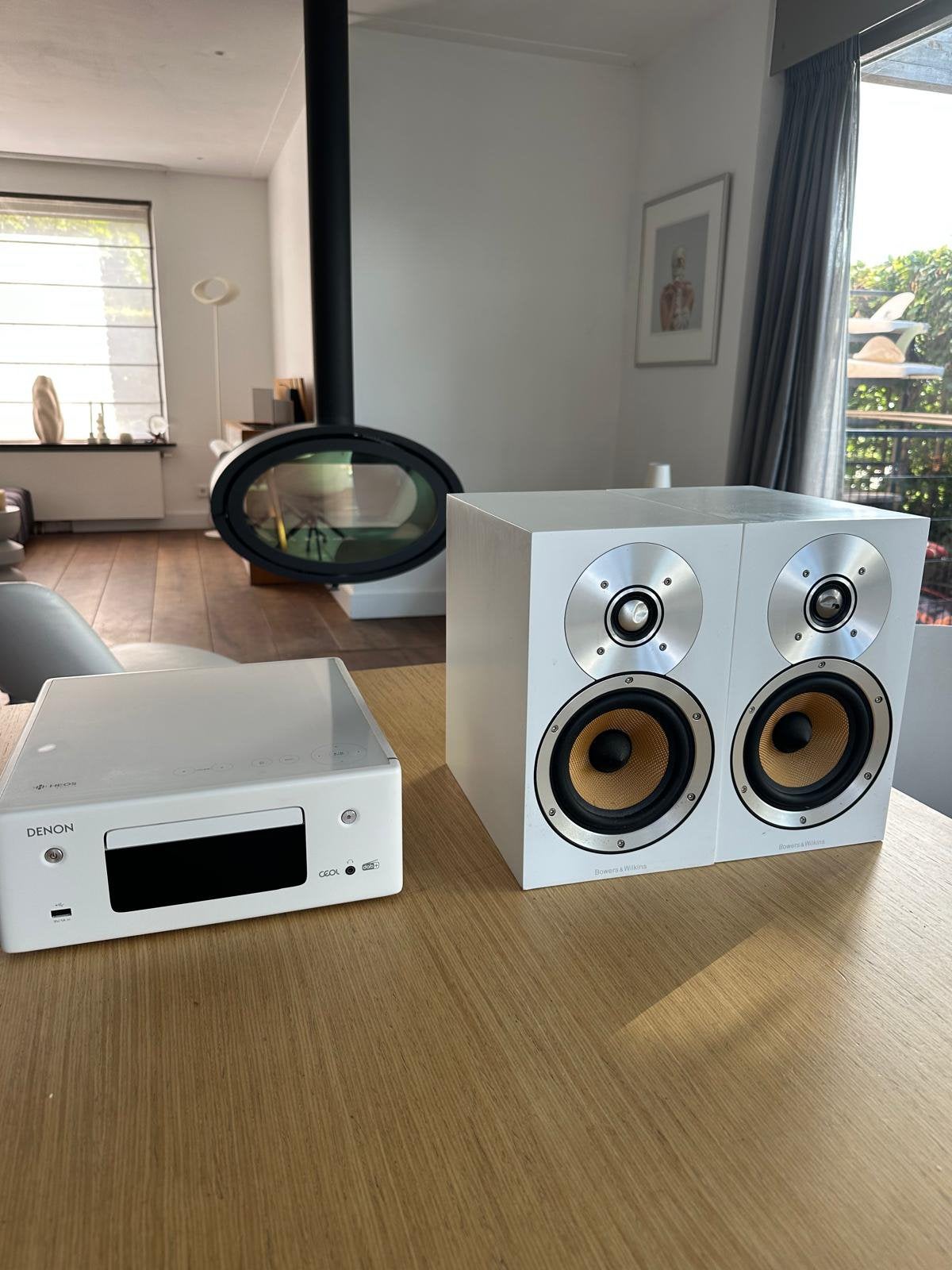 Denon CEOL RCD-N11DAB en B&W CM1, Ophalen of Verzenden, Gebruikt, Tuner of Radio, Denon