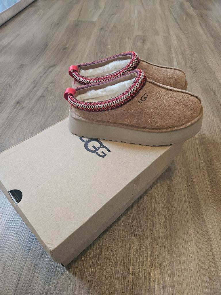 UGG TAZZ Pantoffels - Nieuw in Doos maat 39, Kleding | Dames, Schoenen, UGG, Bruin, Nieuw, Ophalen of Verzenden