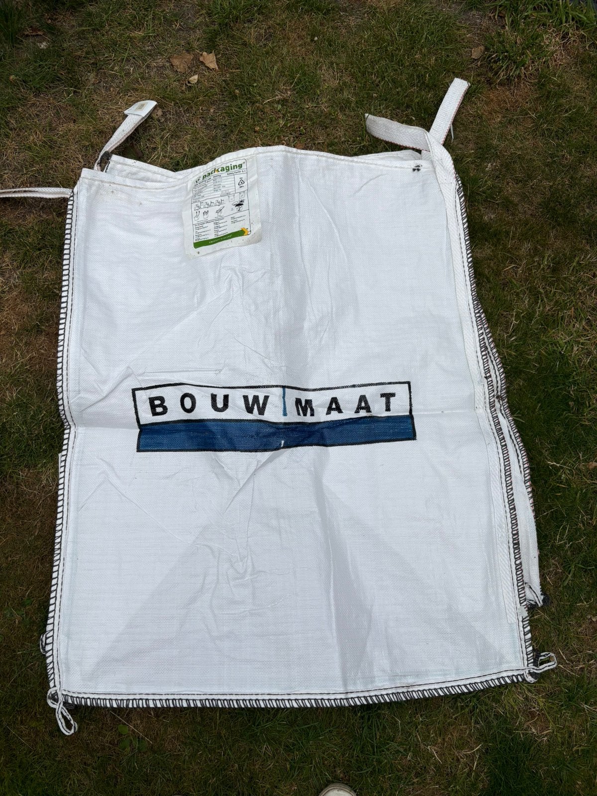 Bouwmaat big bag ongevuld 1500 kg, Ophalen, Nieuw