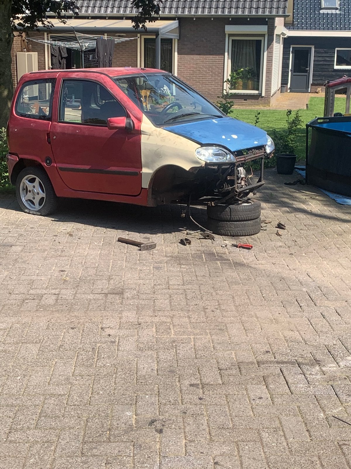 Bromobiel micro car leuke dono car of weer iets te maken, Ophalen of Verzenden