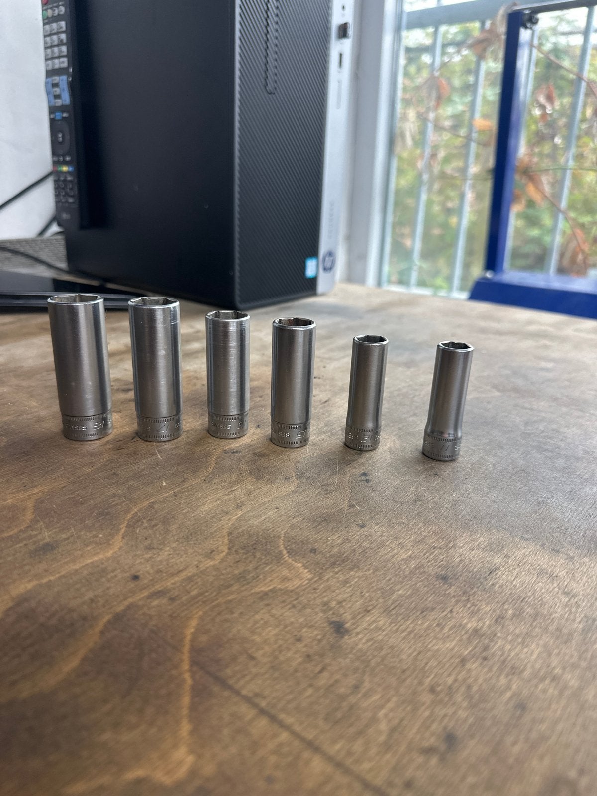 Snap-on Lange Doppenset 3/8 - Diverse Maten, Ophalen, Gebruikt, Sleutel/ratel, Overige merken