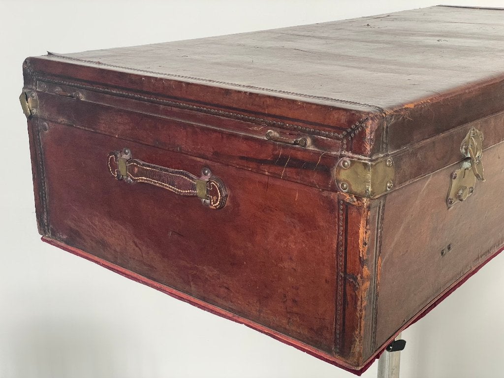 Zeldzaam antiek autokoffer van G.B. Paris (uit 1900 - 1920), Antiek en Kunst, Ophalen