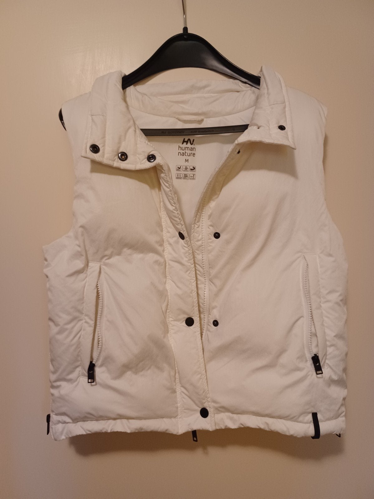Witte bodywarmer Human Nature maat M, Kleding | Dames, Bodywarmers, Maat 38/40 (M), Wit, Ophalen of Verzenden, Zo goed als nieuw