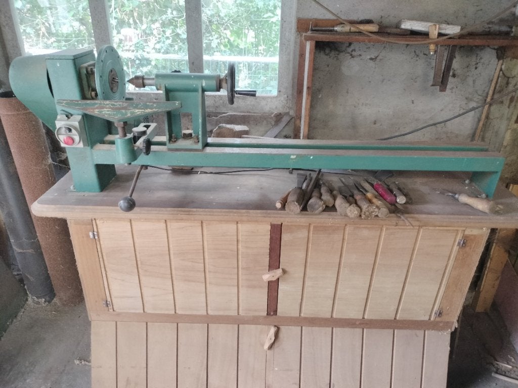 Te koop houtdraaibank, Ophalen, Gebruikt, Houtdraaibank, 500 tot 1000 mm