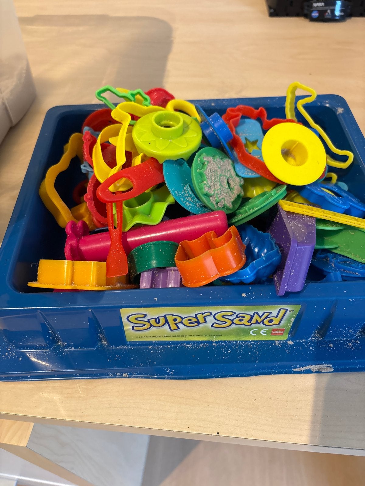 Super Sand (kinetic sand) met veel vormpjes, Ophalen of Verzenden, Gebruikt, Jongen of Meisje