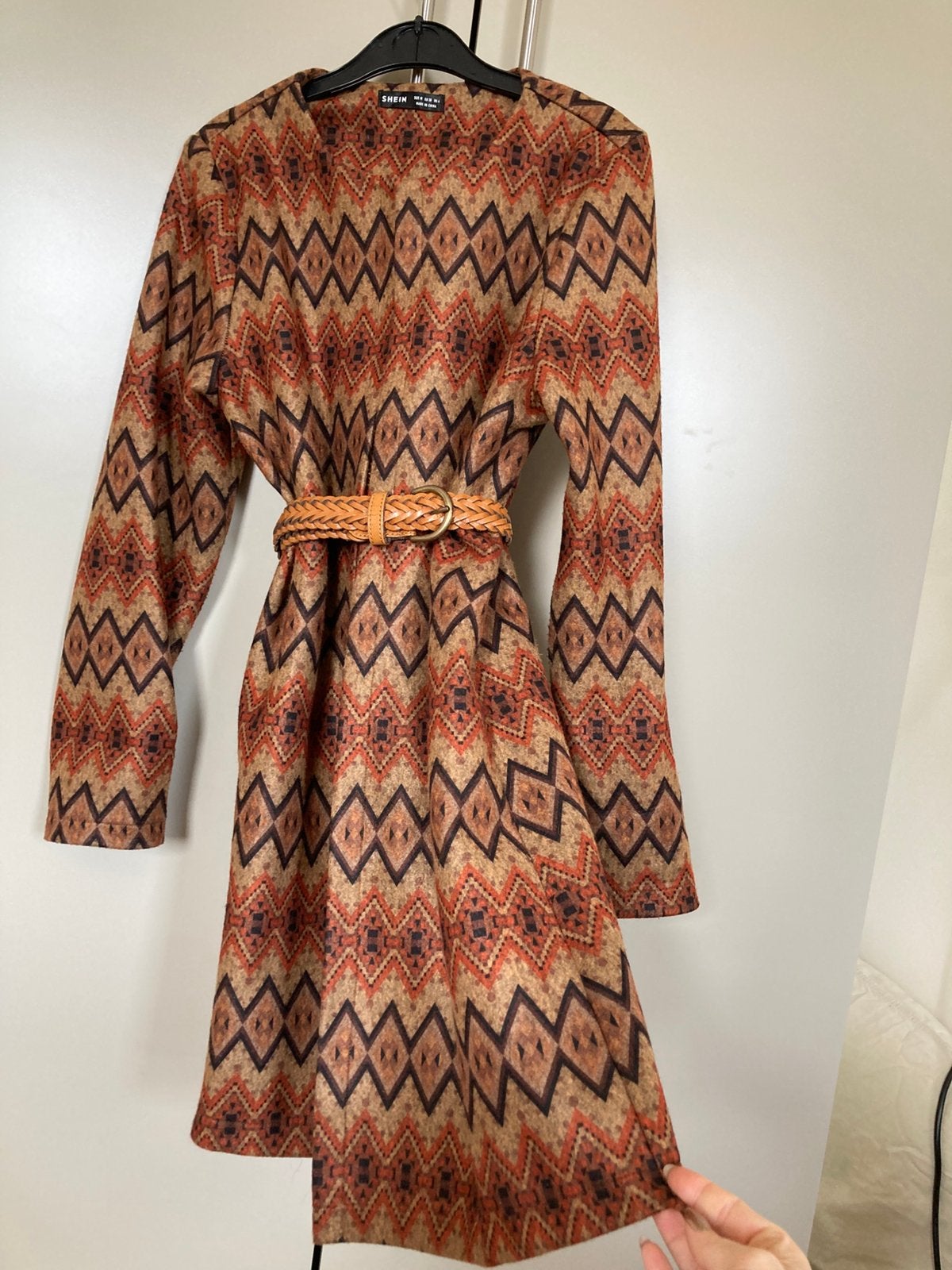 Boho jas, Ophalen of Verzenden, Zo goed als nieuw, Maat 38/40 (M), Bruin