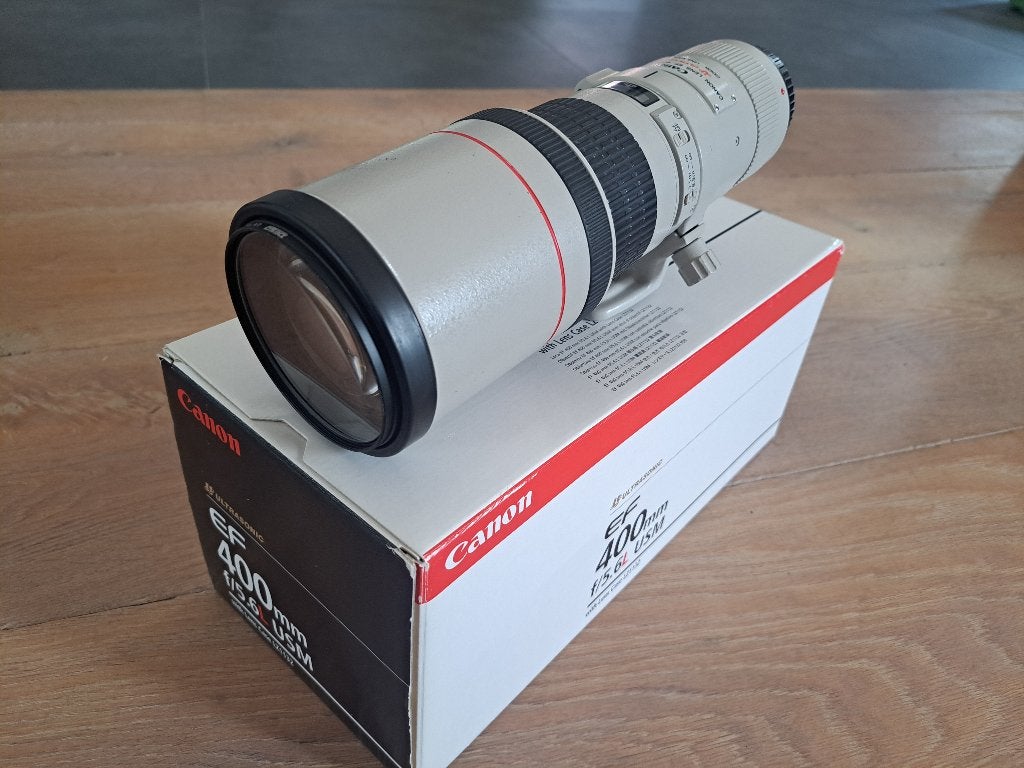 Canon EF-L 400mm 5.6, 400 mm, Gebruikt, Canon, Statiefgondel