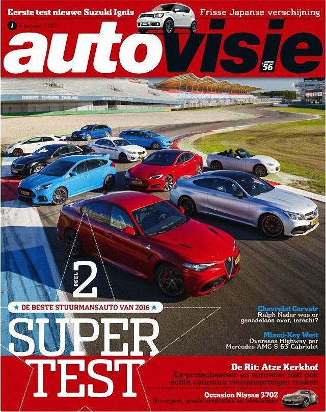 Autovisie 1 2017 : Nissan 370Z - Mercedes S63 AMG - C63 AMG, Ophalen of Verzenden, Gelezen, Algemeen