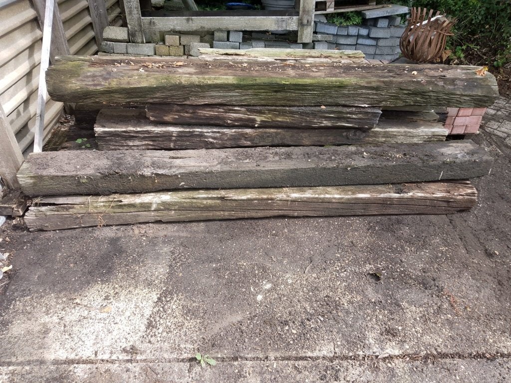 GRATIS af te halen 10 bielzen, Tuin en Terras, Bielzen en Borders, Ophalen, Gebruikt, Biels, 200 cm of meer
