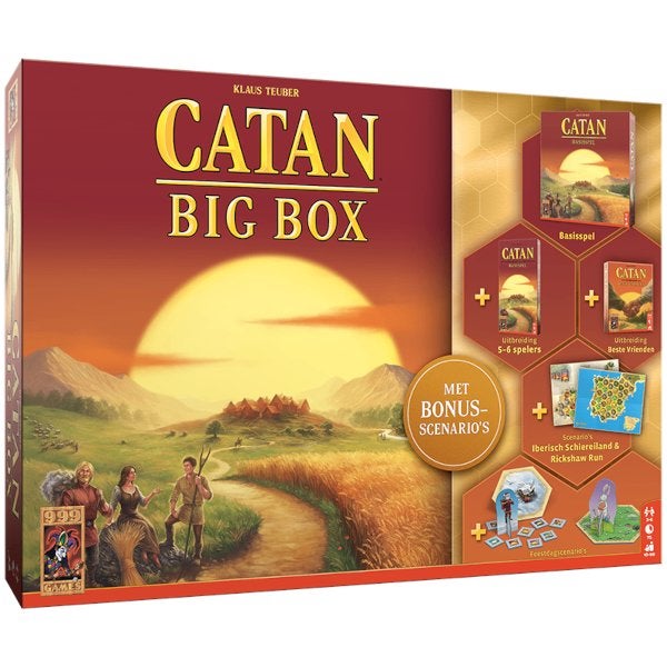 Catan Big Box 999 Games Bordspel Nieuw, 999 Games, Nieuw, Ophalen of Verzenden, Vijf spelers of meer