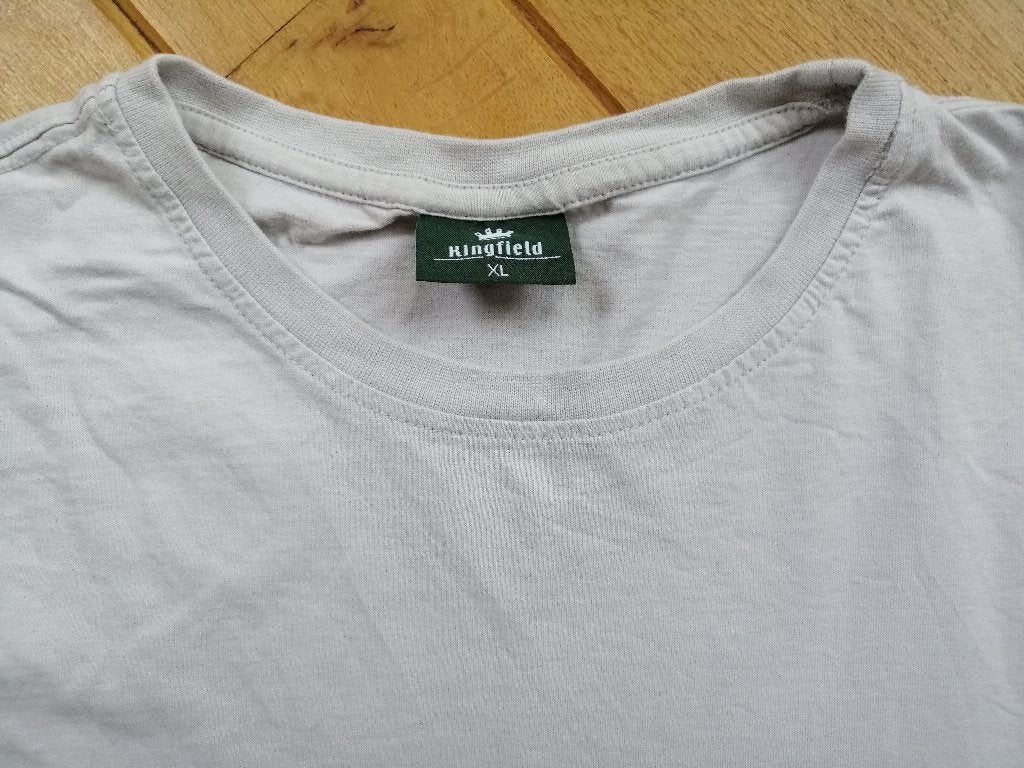KINGFIELD t- shirt beige maat XL, Kingfield, Beige, Maat 56/58 (XL), Ophalen of Verzenden