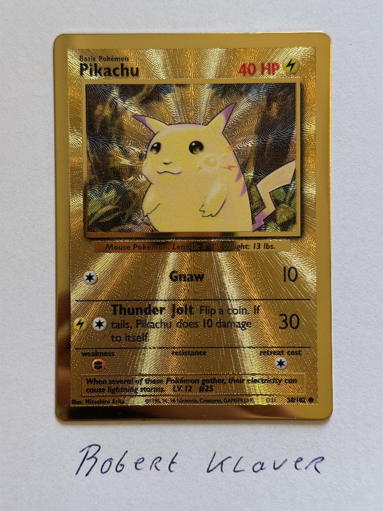 Metal Pikachu Celebrations 58/102, Ophalen of Verzenden, Nieuw, Losse kaart