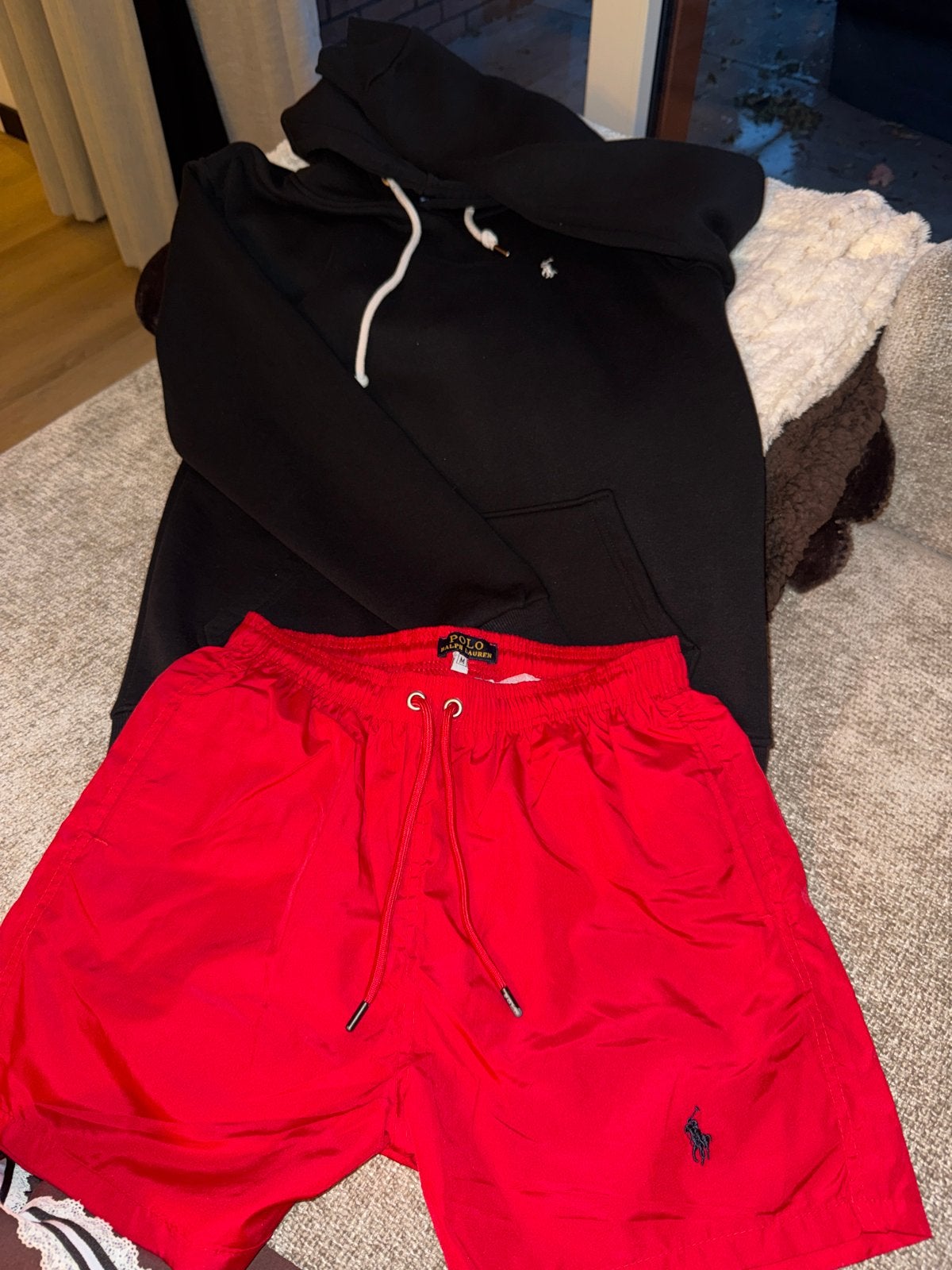 Ralph Lauren Zwemshort & Hoodie - Nieuw, Maat M, Kleding | Heren, Ophalen of Verzenden, Maat 48/50 (M), Meerkleurig, Zwemshort