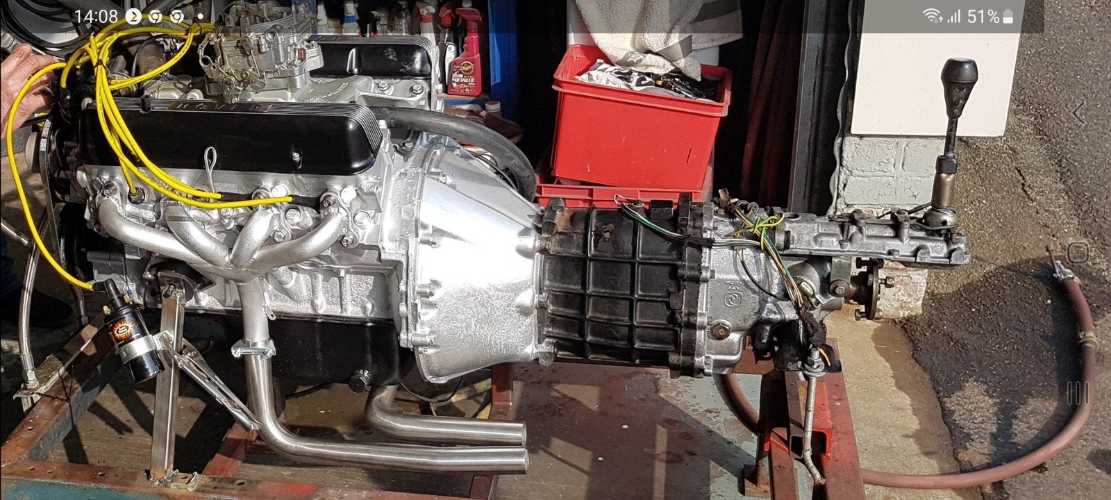 MGB V8 compleet met LT 77 bak, Ophalen, Gereviseerd, MG