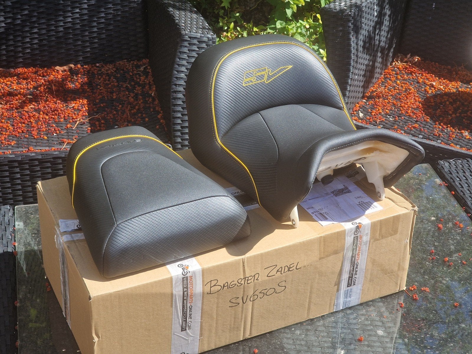 Suzuki SV650 Bagster bulltex gel zadel 04-09, Ophalen of Verzenden, Nieuw