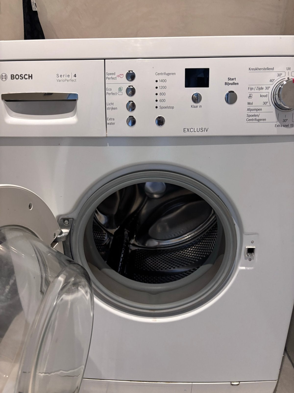 Bosch Serie 4 VarioPerfect Wasmachine - Zo goed als nieuw, Ophalen, Zo goed als nieuw, 85 tot 90 cm, 1200 tot 1600 toeren