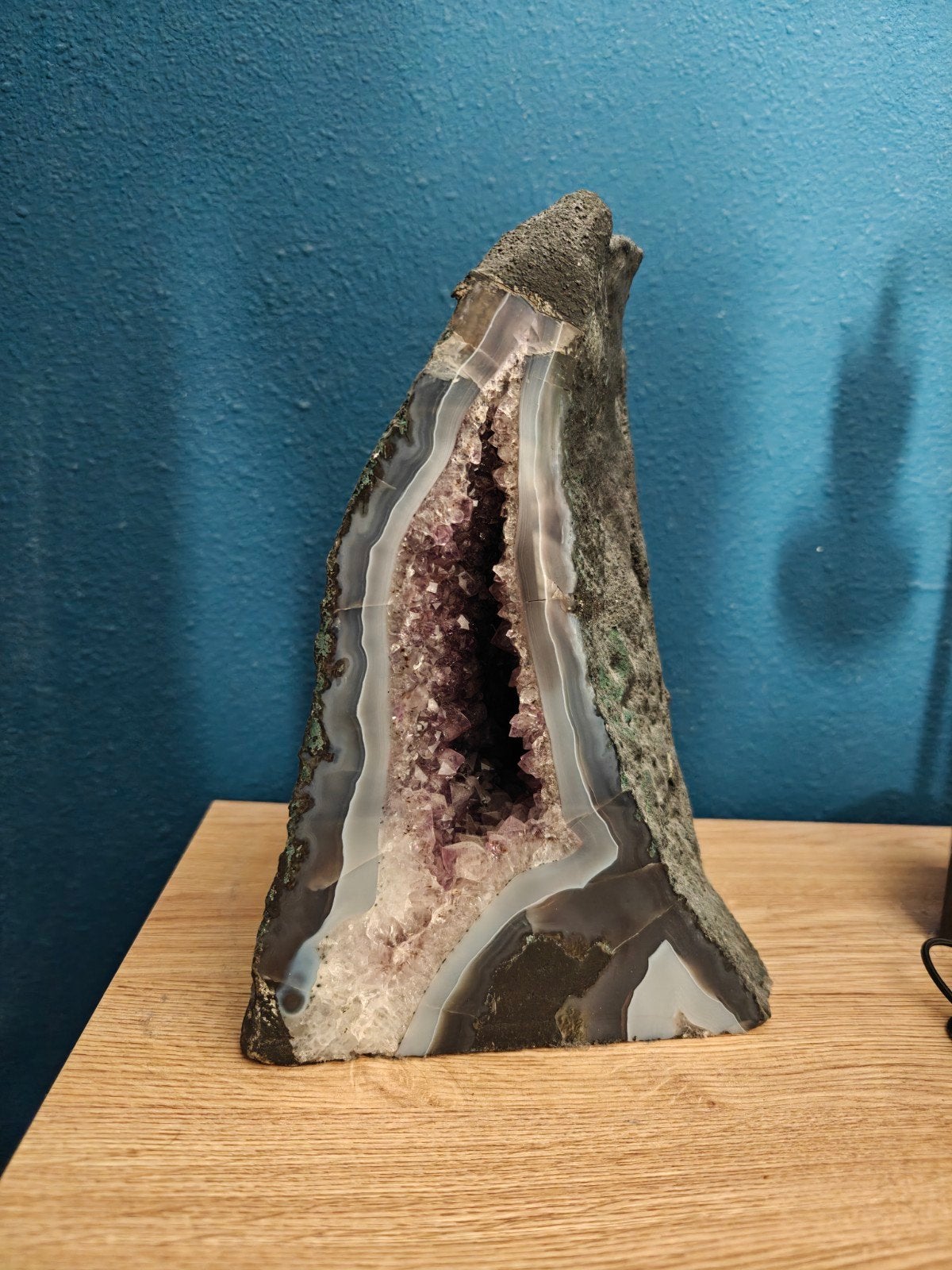 Amethist geode, Ophalen