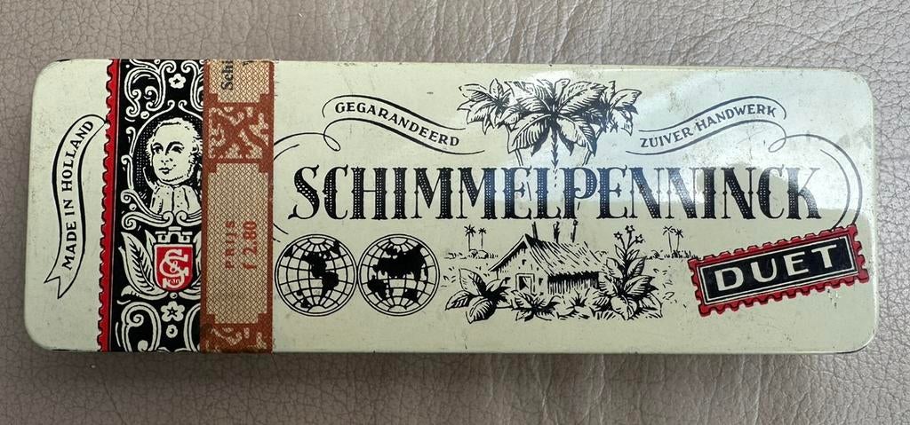 Schimmelpenninck sigarendoosje, Verzamelen, Blikken, Ophalen of Verzenden, Zo goed als nieuw, Overige