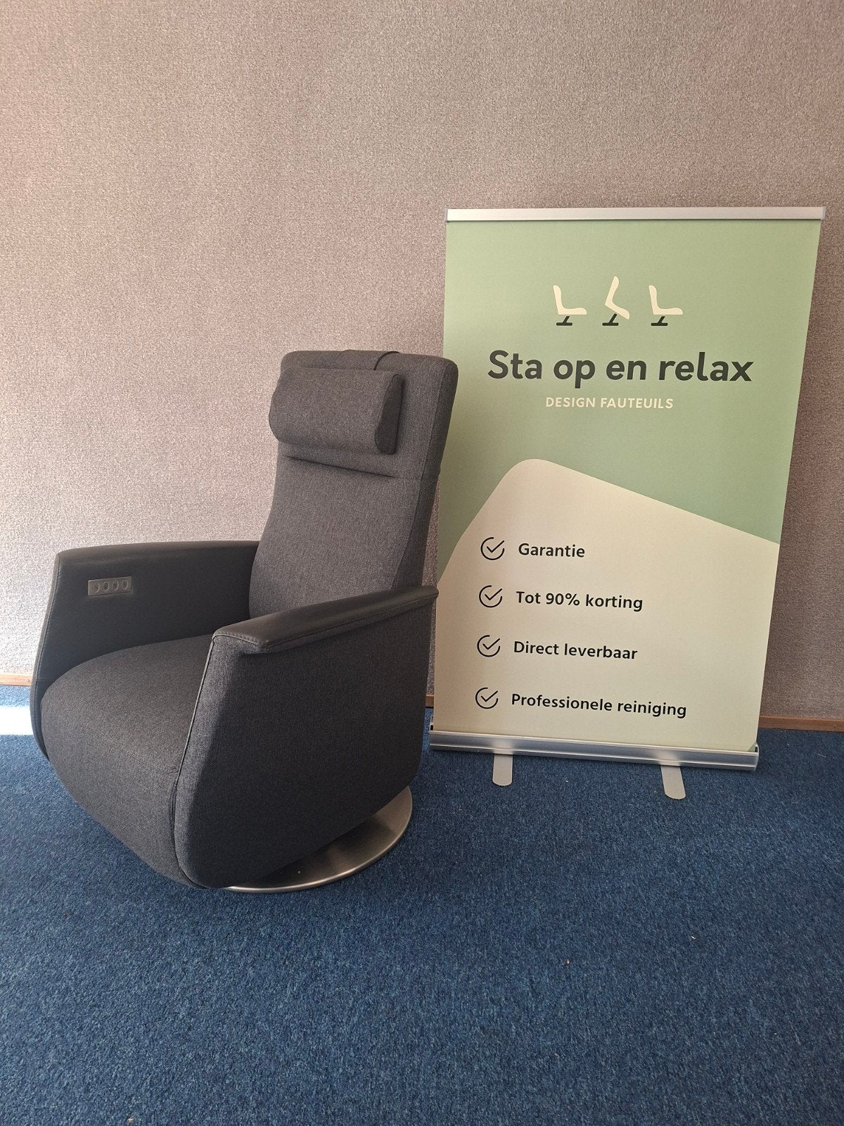sta op relax fauteuil Prominent Toscana Zo goed als nieuw !, Minder dan 75 cm, Hoofdstraat 60 Schijndel, Ophalen of Verzenden