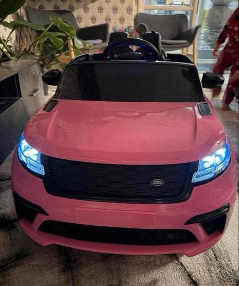 Roze Range Rover elektrische kinderauto, Ophalen of Verzenden, Zo goed als nieuw
