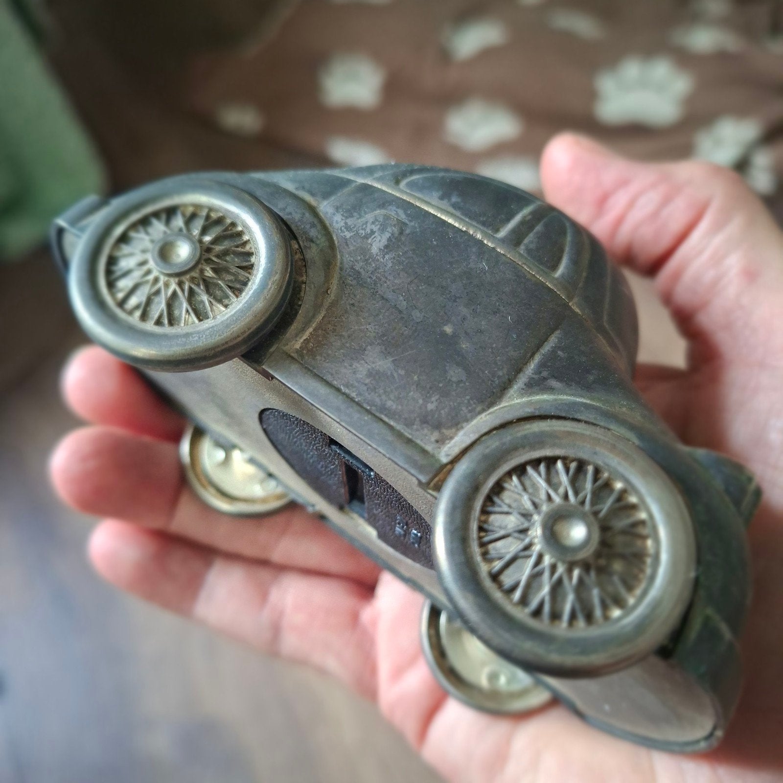 metalen blikken kever auto spaarpot, Ophalen, Metaal of Blik, Vervoermiddel