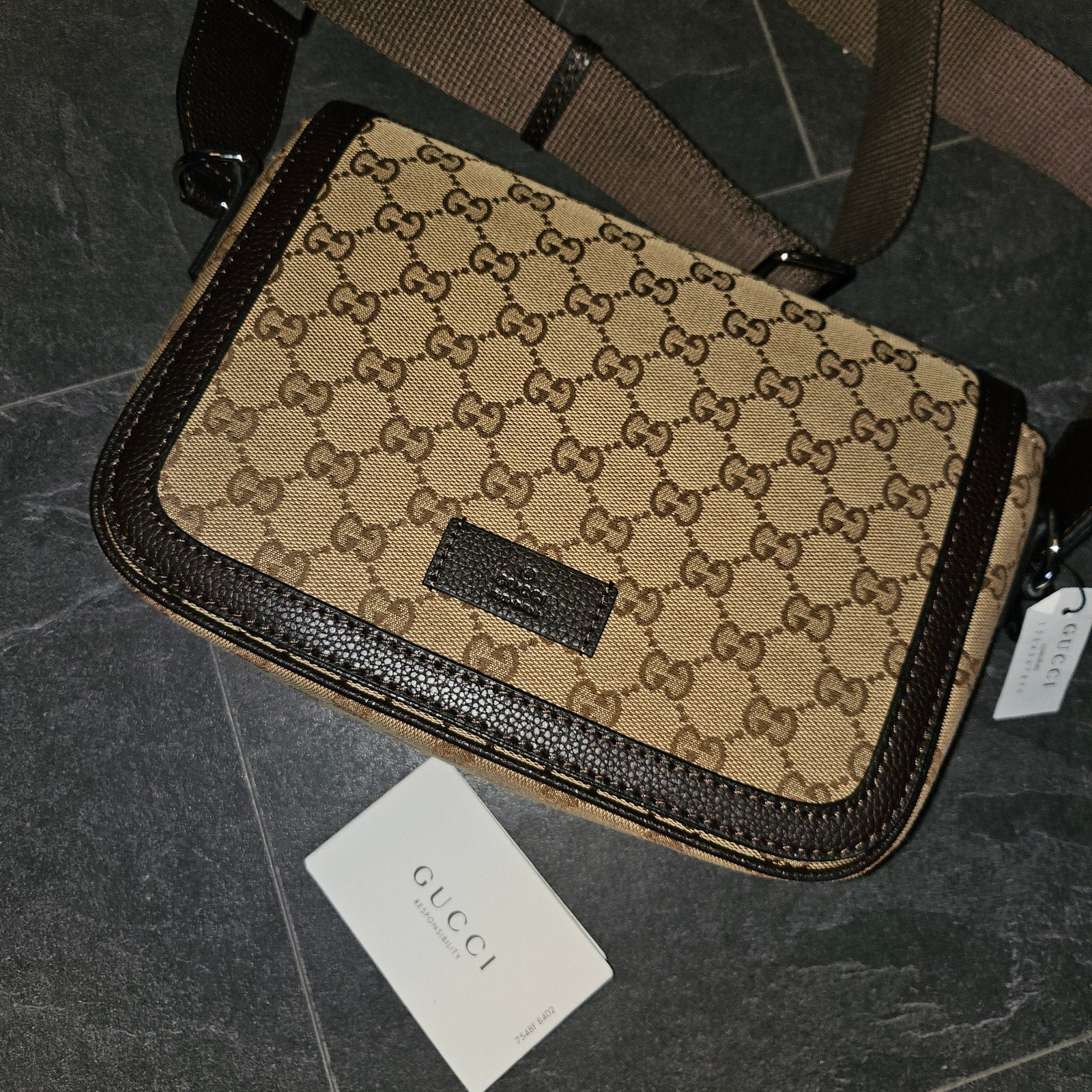 Nieuwe Gucci Heren Schoudertas - Stijlvol en Praktisch, Kleding | Heren, Overige Herenkleding, Verzenden, Nieuw, Gucci