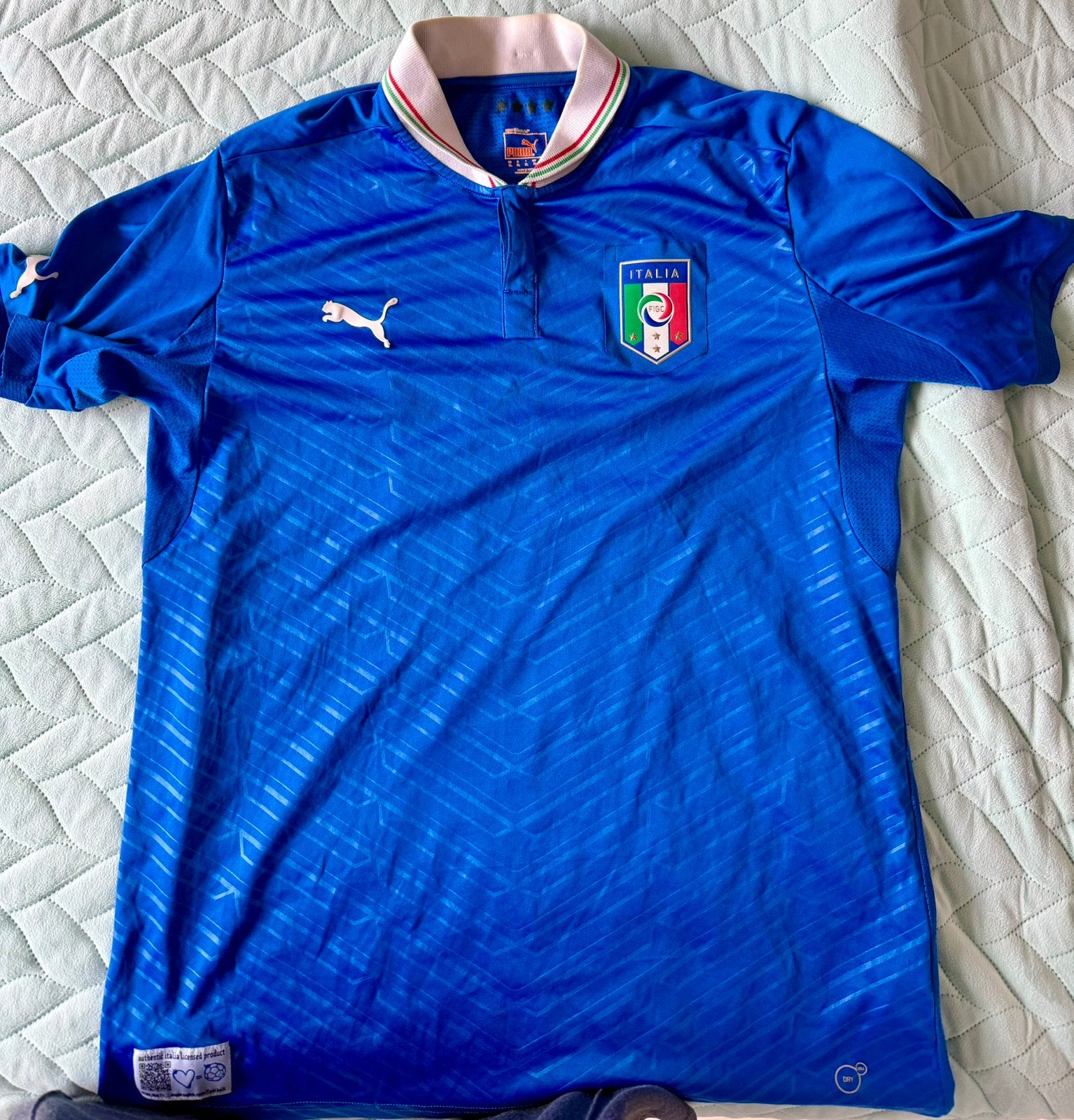 Puma FIGC Italia Pirlo 21 2012 voetbalshirt origineel XL, Ophalen of Verzenden, Zo goed als nieuw, Buitenlandse clubs, Shirt