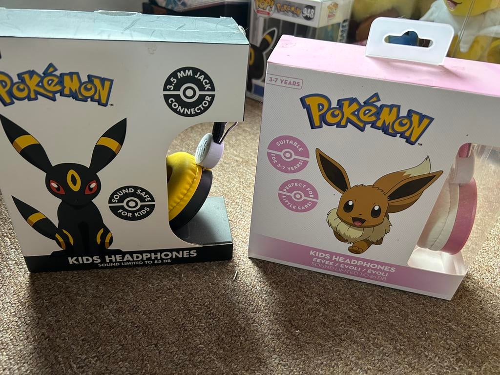 Pokemon headphone eevee en umbreon, Ophalen of Verzenden, Nieuw