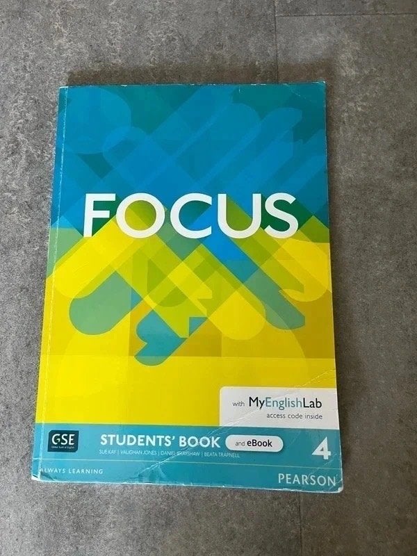 Pearson - Focus - Student's Book - 4, Boeken, Schoolboeken, Gelezen, VWO, Pearson, Engels