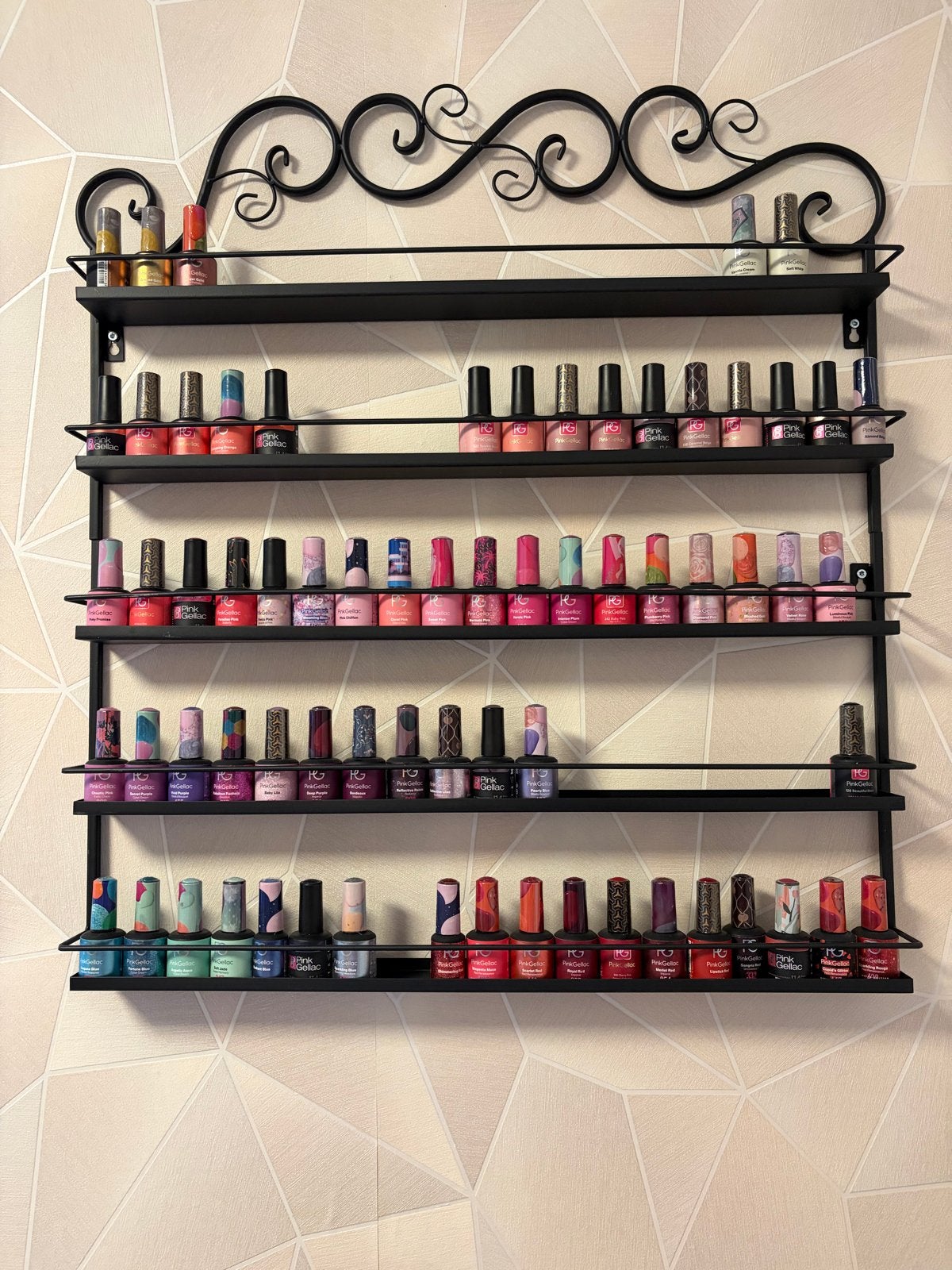 Nagellak display met diverse nagellakken, Ophalen of Verzenden, Zo goed als nieuw, Overige typen