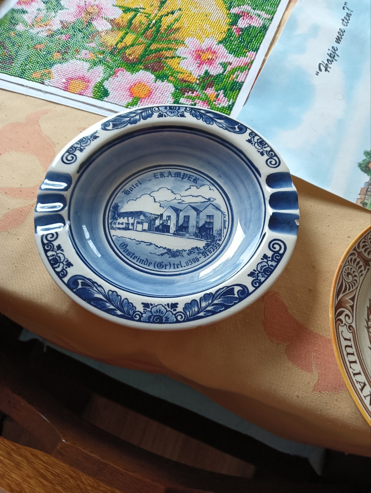 te koop een asbak, Ophalen