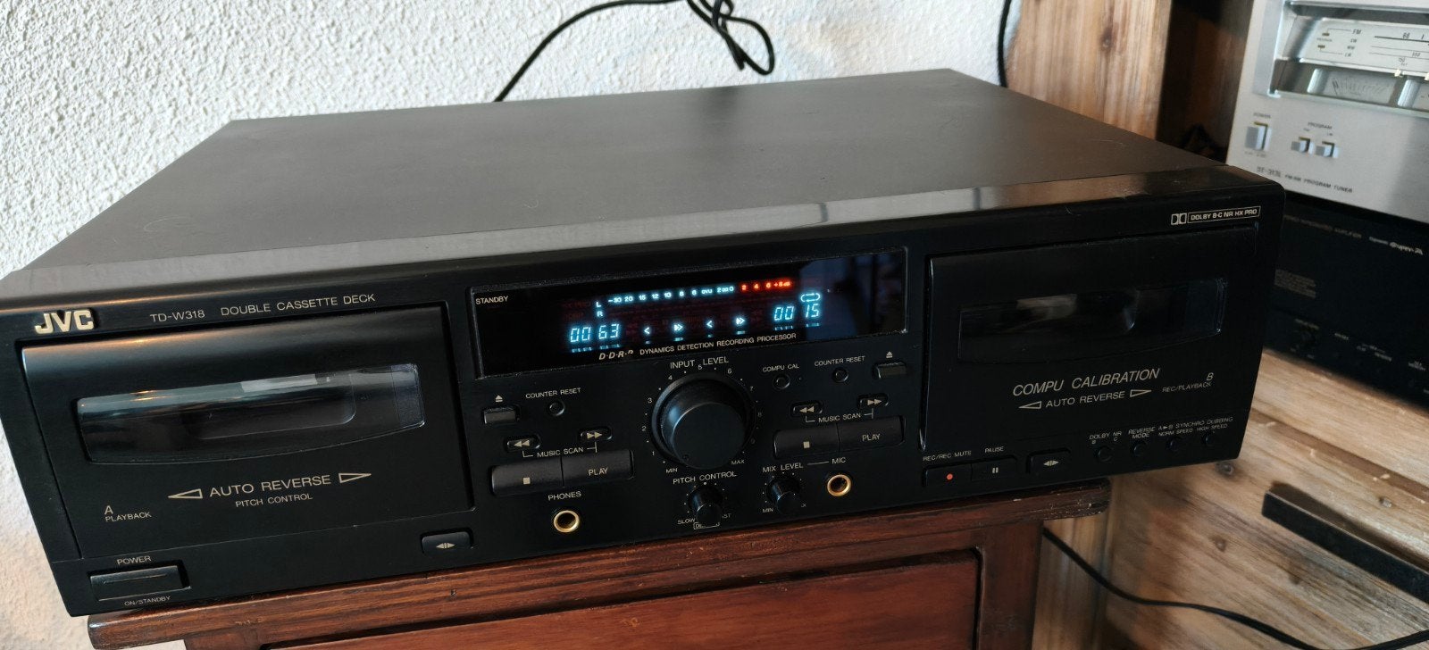 Jvc Dubbele cassette deck, Ophalen of Verzenden, JVC