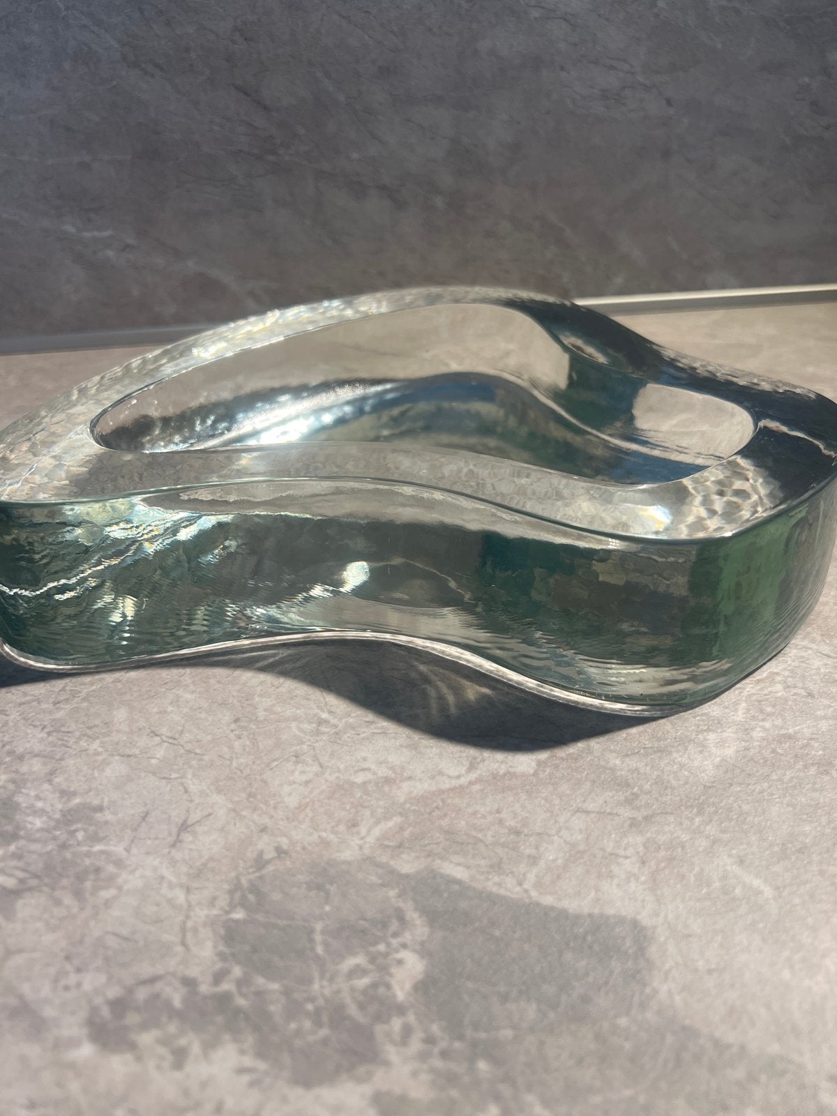 Glazen schaal, decoratief object, Ophalen of Verzenden