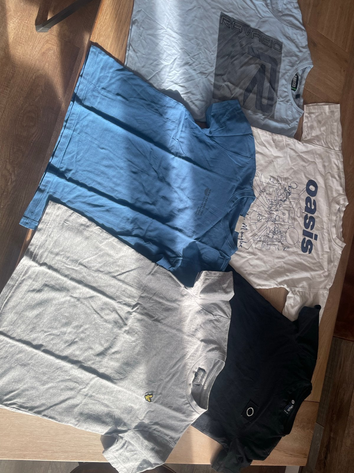 5 merk T-shirts (Lyle & Scott, García, Rellix, Oasis, Ravagi, Ophalen of Verzenden, Gebruikt, Jongen
