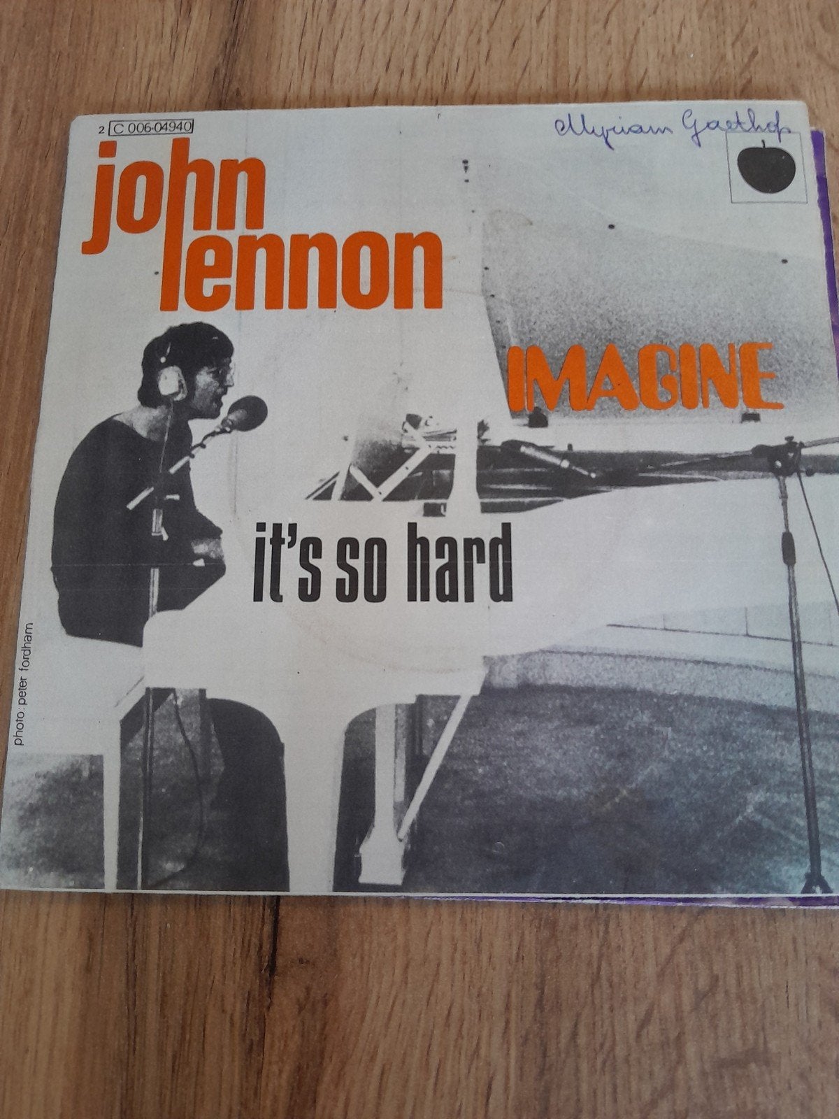 John lennon 7inch imagine, Cd's en Dvd's, Vinyl Singles, Ophalen of Verzenden, Zo goed als nieuw, Pop