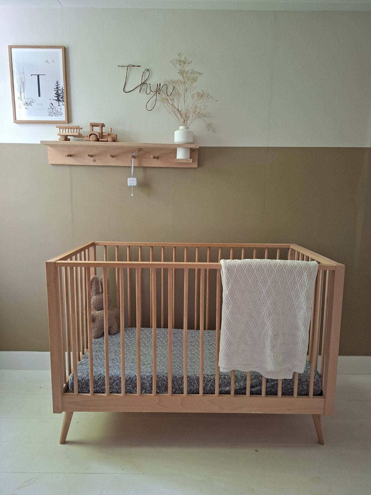 Ledikantje 60x120 xm, Kinderen en Baby's, Babywiegjes en Ledikanten, Ophalen, Ledikant