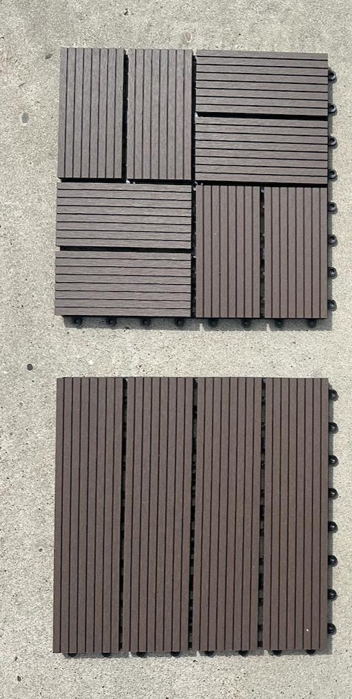 Vlondertegels Terrastegels Bruin Composiet Balkontegels WPC, Tuin en Terras, Ophalen of Verzenden, Zwettestraat 8, 8912AH Leeuwarden