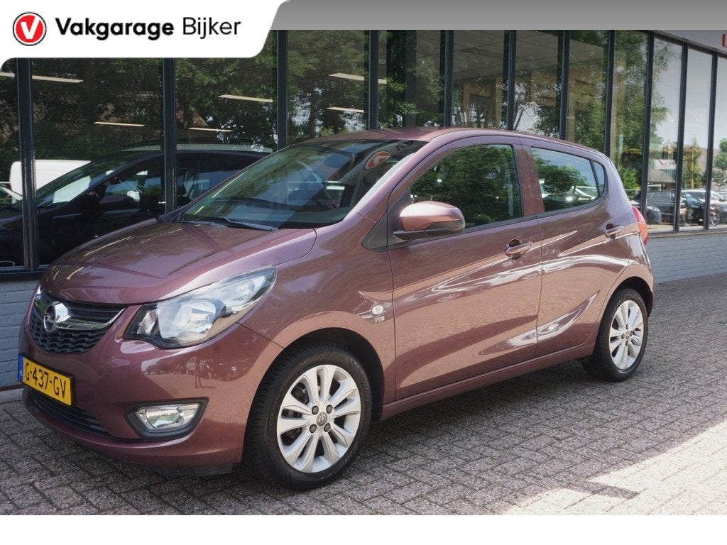 Opel KARL 1.0 ecoFLEX 120 Jaar Edition (bj 2019), Auto's, Stof, Gebruikt, Euro 6, Origineel Nederlands