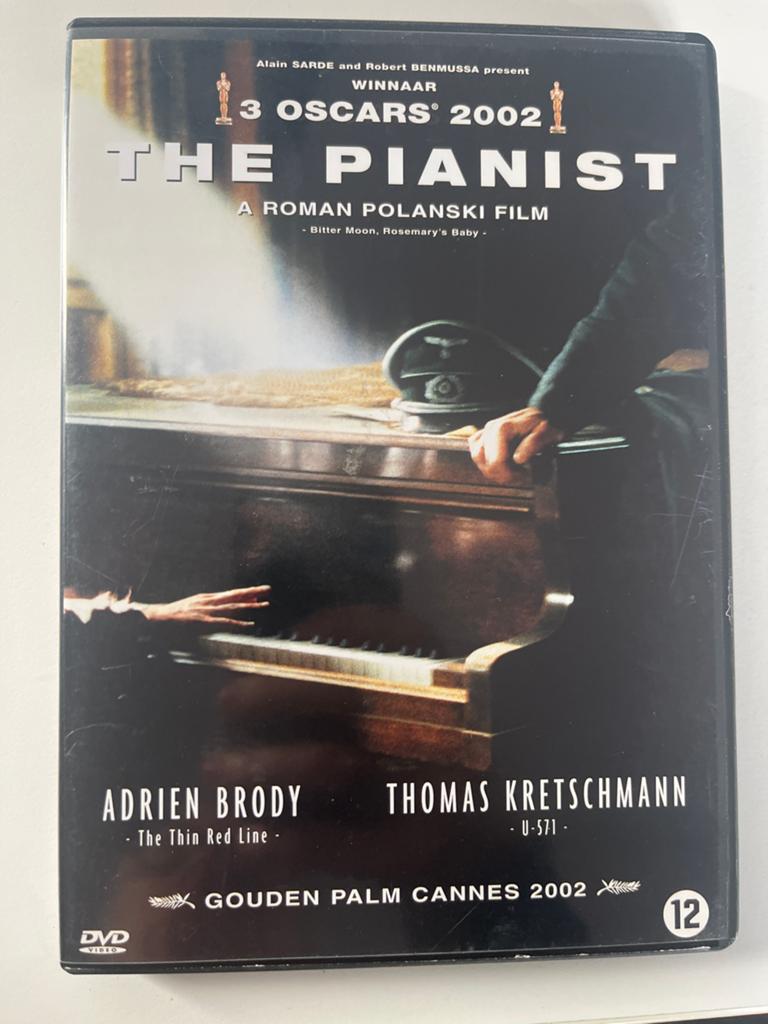 The Pianist DVD - Roman Polanski - 3 Oscars 2002, Vanaf 12 jaar, Ophalen of Verzenden, Zo goed als nieuw, Waargebeurd drama