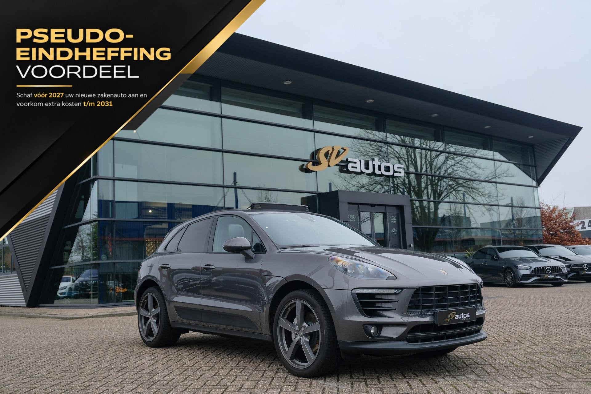 Porsche Macan S 3.0 D 258pk Panoramadak Bose Luchtvering Spo, Auto's, Automaat, Gebruikt, 258 pk, Diesel